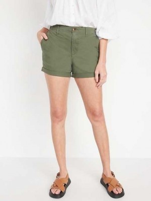 Old Navy High-Waisted OGC Pull-On Chino Shorts Alpine Tundra | VTY583201