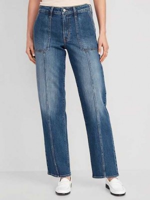 Old Navy High-Waisted OG Loose Utility Jeans Knowles | KWS182640