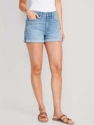 Old Navy High-Waisted OG Straight Jean Shorts Lea | VBN694852