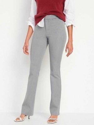 Old Navy High-Waisted Pixie Flare Pants Light Grey | FCV271590