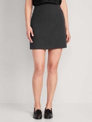 Old Navy High-Waisted Pixie Mini Skirt Dark Grey | DFE960541