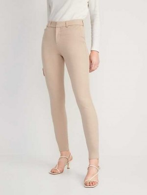 Old Navy High-Waisted Pixie Skinny Pants Beige | MKZ012843