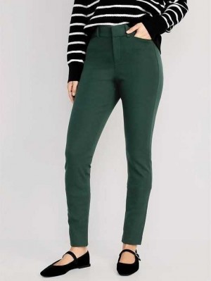 Old Navy High-Waisted Pixie Skinny Pants Dark Green | EGA623851