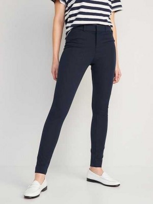 Old Navy High-Waisted Pixie Skinny Pants Navy | AGR592764