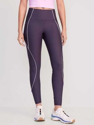 Old Navy High-Waisted PowerSoft 7/8 Leggings Nebula | ZFW405786