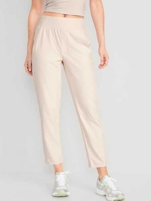 Old Navy High-Waisted PowerSoft Combination Taper Pants Cozy Cashmere | DME204768