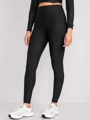 Old Navy High-Waisted PowerSoft Leggings Black | MZL376925