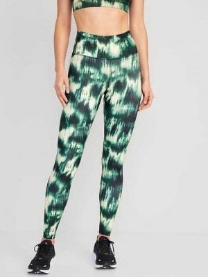 Old Navy High-Waisted PowerSoft Leggings Green | XVU579321