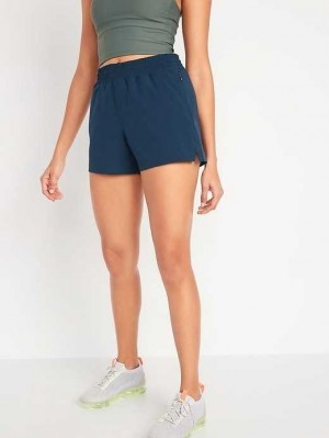 Old Navy High-Waisted StretchTech Shorts Nautical Twilight | WST197825