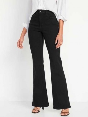 Old Navy High-Waisted Wow Flare Jeans Black | TNM540126