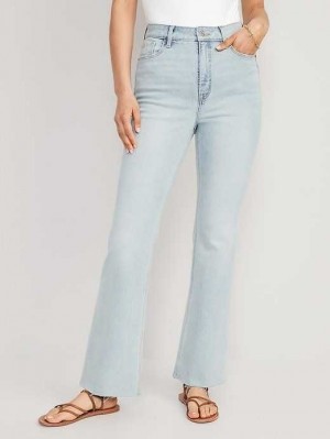 Old Navy Higher High-Waisted Cut-Off Flare Jeans Castor | JYX756429