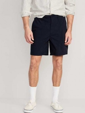 Old Navy Hybrid Tech Chino Shorts Navy | VHJ130794