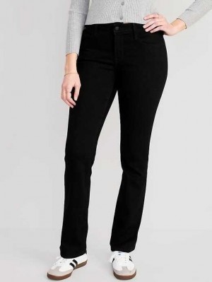 Old Navy Kicker Boot-Cut Black Jeans Black | RPG106379