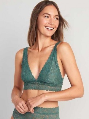 Old Navy Lace Bralette Top Forest Shade | HFV082614