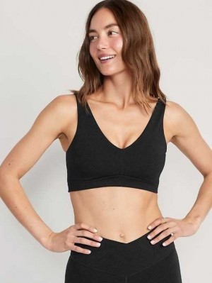 Old Navy Light Support PowerChill Sports Bra Dark Grey | CNQ495612