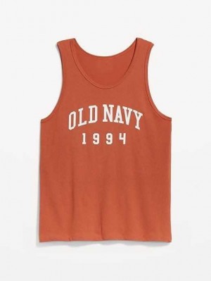 Old Navy Logo Graphic Tank Top Mesa Rock | QJO974860