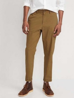 Old Navy Loose Taper Built-In Flex Rotation Ankle-Length Chino Pants Doe A Deer | VTW763159