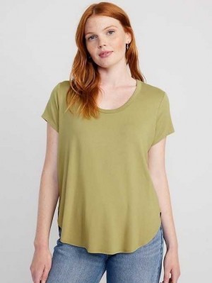 Old Navy Luxe Tunic T-Shirt Vetiver | XNU786052