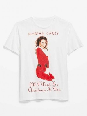 Old Navy Mariah Carey Gender-Neutral T-Shirt Calla Lilies | WNO045678