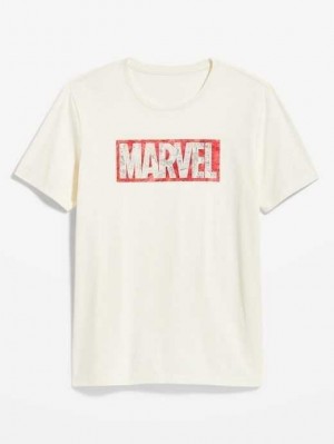 Old Navy Marvel Logo-Graphic Gender-Neutral T-Shirt Light Blue | LQC074839