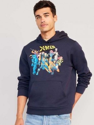 Old Navy Marvel X-Men Gender-Neutral Pullover Hoodie Navy | WMQ390425