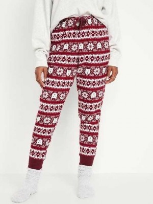 Old Navy Matching Flannel Jogger Pajama Pants Red | YQU213908