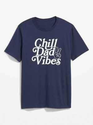 Old Navy Matching Graphic T-Shirt Chill Dad Vibes | PUQ506392