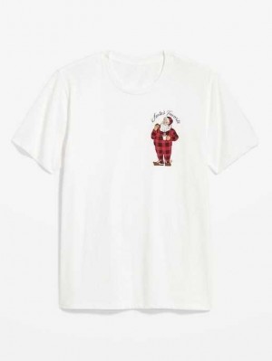 Old Navy Matching Graphic T-Shirt White | QTF048975