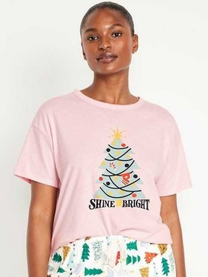 Old Navy Matching Holiday-Graphic T-Shirt Christmas Tree | OMS465019