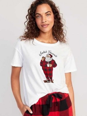 Old Navy Matching Holiday-Graphic T-Shirt Santa's Favorite | AGW435208