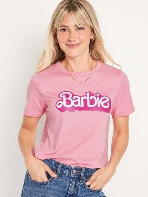 Old Navy Mattel Barbie Graphic T-Shirt Sparkle Berry | RJQ968714