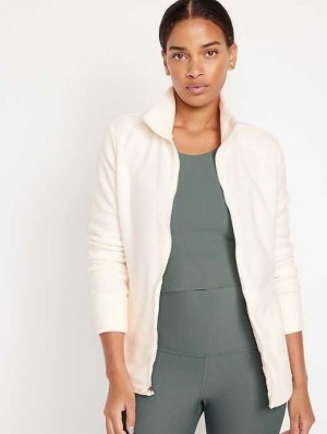 Old Navy Microfleece Zip Jacket Creme De La Creme | GYA243560