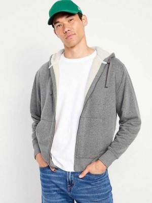 Old Navy Oversized Sherpa-Lined Zip Hoodie B25 | NYG192548