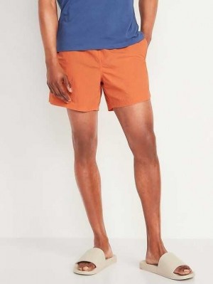 Old Navy Packable Nylon Swim Trunks Coral | FVH589472