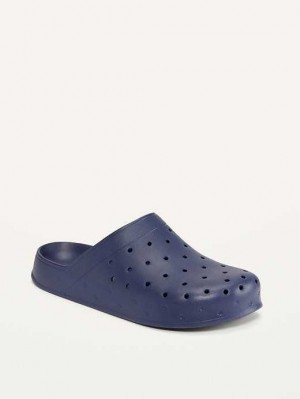 Old Navy Perforated Clog Shoes Navy | MHA246971