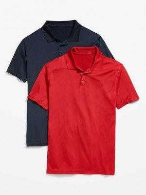 Old Navy Performance Core Polo 2-Pack Red | GSF986512