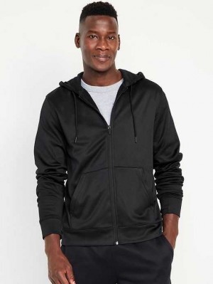 Old Navy Performance Fleece Zip Hoodie Black | KRG679401