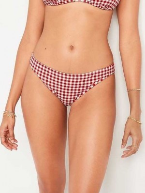 Old Navy Pique Classic Bikini Swim Bottoms Red | AIC258740