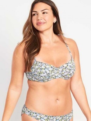 Old Navy Pique Underwire Bikini Swim Top Blue | CNV280954