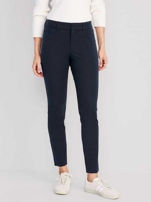 Old Navy Pixie Skinny Ankle Pants Navy | POT690251