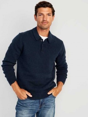 Old Navy Polo Sweater Navy Blue | IAW304869