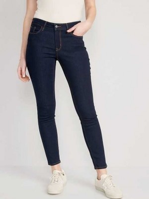 Old Navy Pop Icon Skinny Jeans Dark Wash | QDT046189