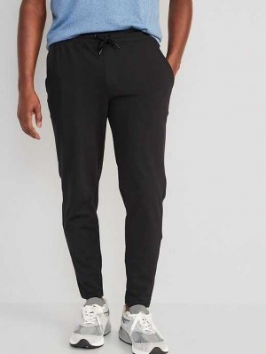 Old Navy PowerSoft Coze Edition Go-Dry Tapered Pants Black | CUF841250