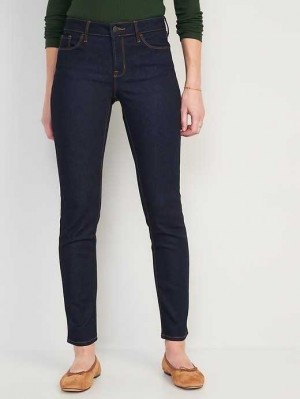 Old Navy Power Slim Straight Jeans Dark Wash | NHG623148