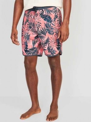 Old Navy Printed Built-In Flex Board Shorts Pink | MPI862371