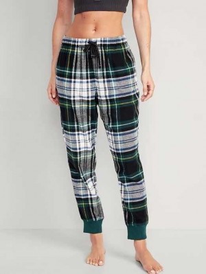 Old Navy Printed Flannel Jogger Pajama Pants Green | YSC237895