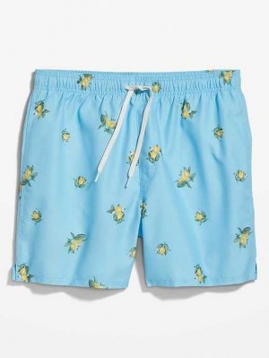 Old Navy Printed Swim Trunks Lemons | VFH952078