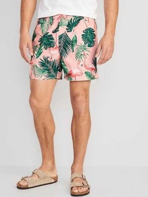 Old Navy Printed Swim Trunks Multicolor | ZMX740328