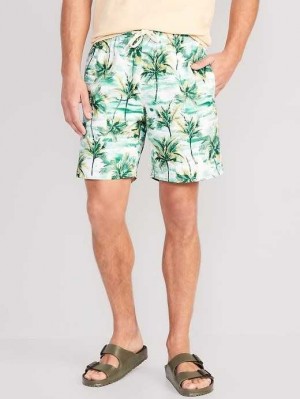 Old Navy Printed Swim Trunks Scenic Palms | ODF298601