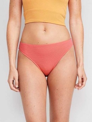 Old Navy Pucker Classic Bikini Swim Bottoms Daylily | QZR415082